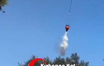 KIRKAĞAÇ'TA YANGIN SON ANDA SÖNDÜRÜLDÜ(VİDEO)