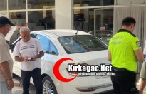 KIRKAĞAÇ'TA KORKUTAN KAZA(VİDEO)