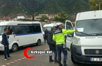 KIRKAĞAÇ'TA OKUL SERVİSLERİ DENETLENDİ