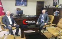 KIRKAĞAÇLI İŞ İNSANI YILDIRIM'DAN KAYMAKAM OKTAY'A ANLAMLI ZİYARET