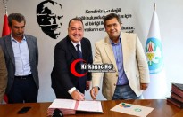KIRKAĞAÇ ZİRAAT ODASI’NA ZEYTİN HASAT MAKİNESİ DESTEĞİ
