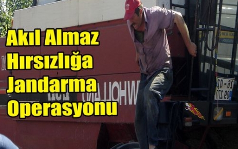 UYANIK HIRSIZLARA JANDARMA DUR DEDİ