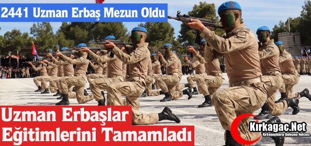 UZMAN ERBAŞLAR EĞİTİMLERİNİ TAMAMLADI