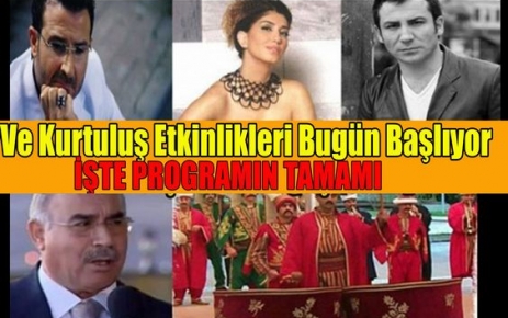 VE FESTİVAL BUGÜN BAŞLIYOR.İŞTE PROGRAM