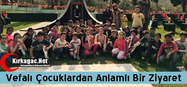 VEFALI ÇOCUKLARDAN ANLAMLI ZİYARET