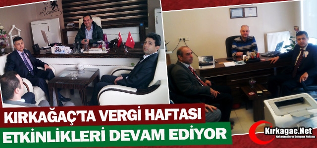 VERGİ HAFTASI ETKİNLİKLERİ DEVAM EDİYOR