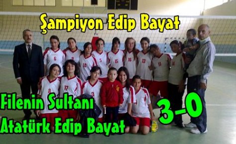 Voleybol'da Şampiyon Edip Bayat