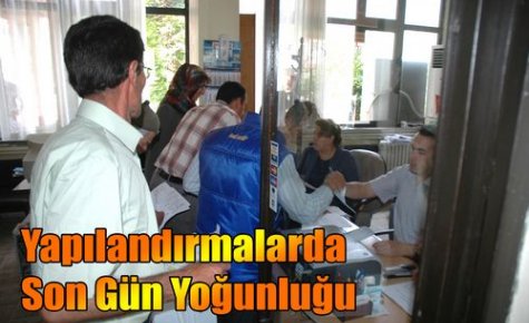 Yapılandırmada Son Gün Yoğunluğu