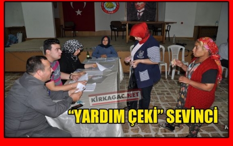 “YARDIM ÇEKİ” SEVİNCİ