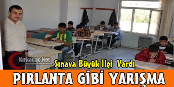 YARIŞMAYA İLGİ BÜYÜKTÜ