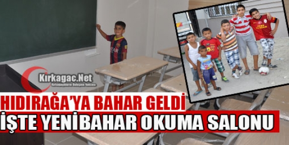 YENİBAHAR OKUMA SALONU EĞİTİME HAZIR