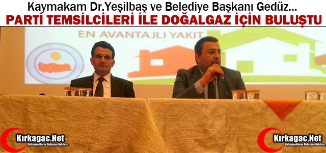 YEŞİLBAŞ ve GEDÜZ, PARTİ TEMCİLERİYLE BULUŞTU