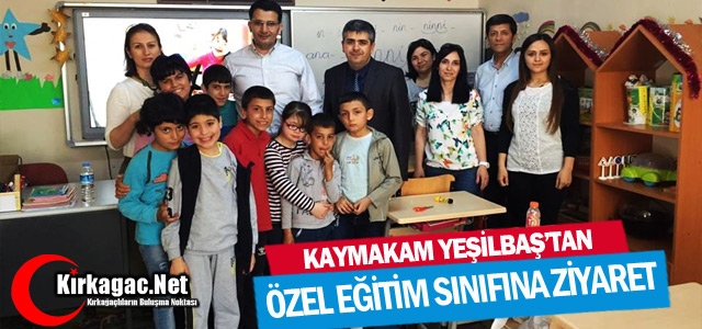 YEŞİLBAŞ’TAN ÖZEL EĞİTİM SINIFINA ANLAMLI ZİYARET