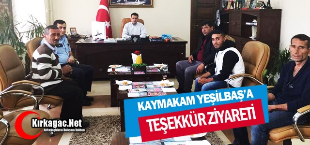 YILDIZSPOR’DAN KAYMAKAM DR.YEŞİLBAŞ’ A ZİYARET