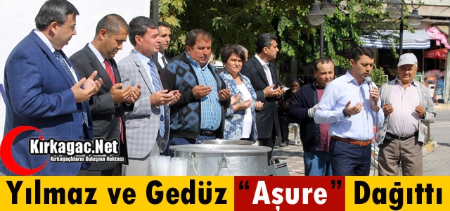 YILMAZ ve GEDÜZ “AŞURE“ DAĞITTI