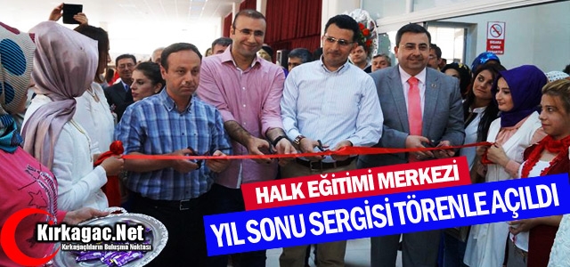 YILSONU SERGİSİ TÖRENLE AÇILDI