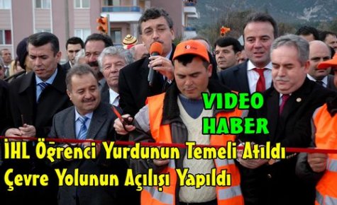 YURT VE ÇEVRE YOLU AÇILIŞI YAPILDI(VİDEO)