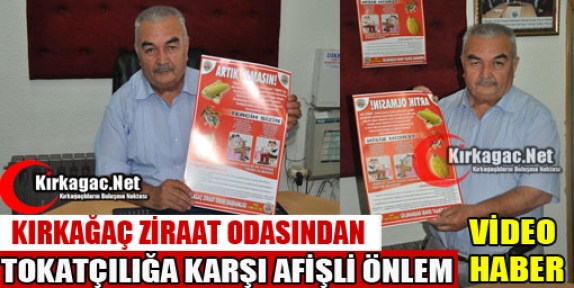 ZİRAAT ODASI’NDAN “TOKATÇILIĞA” KARŞI ANLAMLI AFİŞ